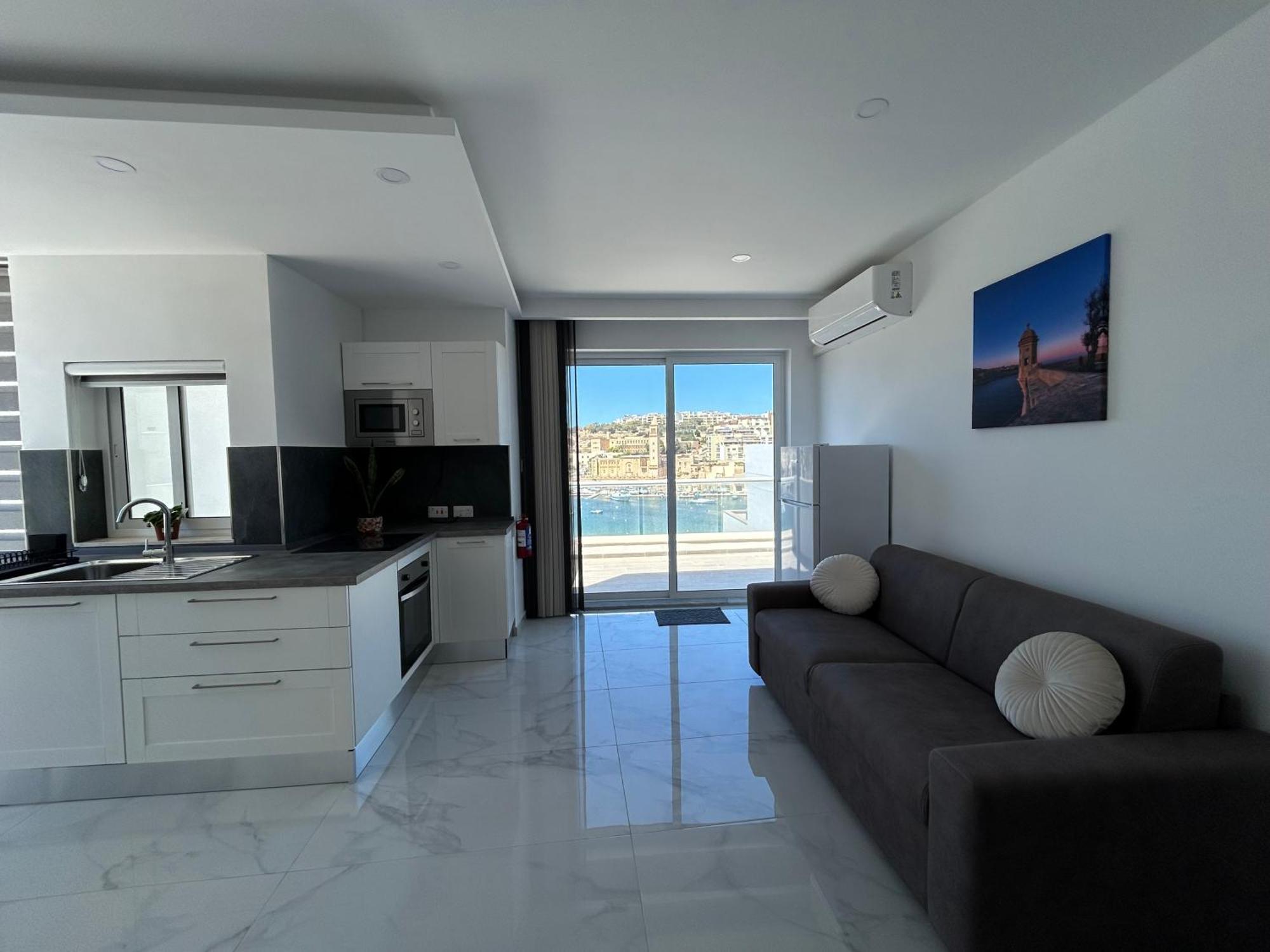 Appartamento Seaview Setters Penthouse Marsaskala Esterno foto
