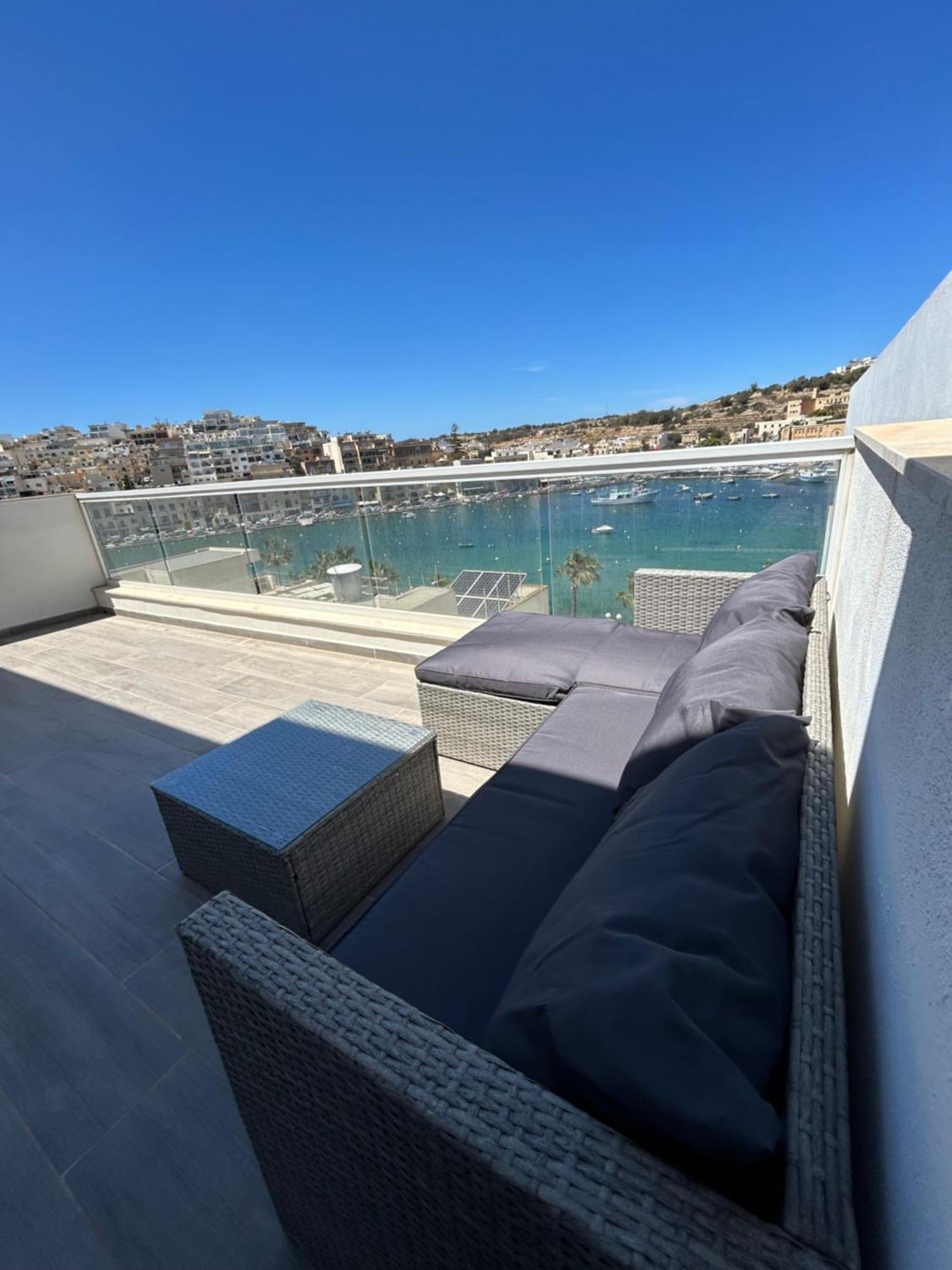Appartamento Seaview Setters Penthouse Marsaskala Esterno foto